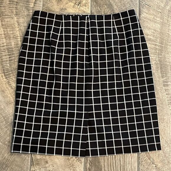 Michael Michael Kors black & white plaid skirt - Picture 2 of 2